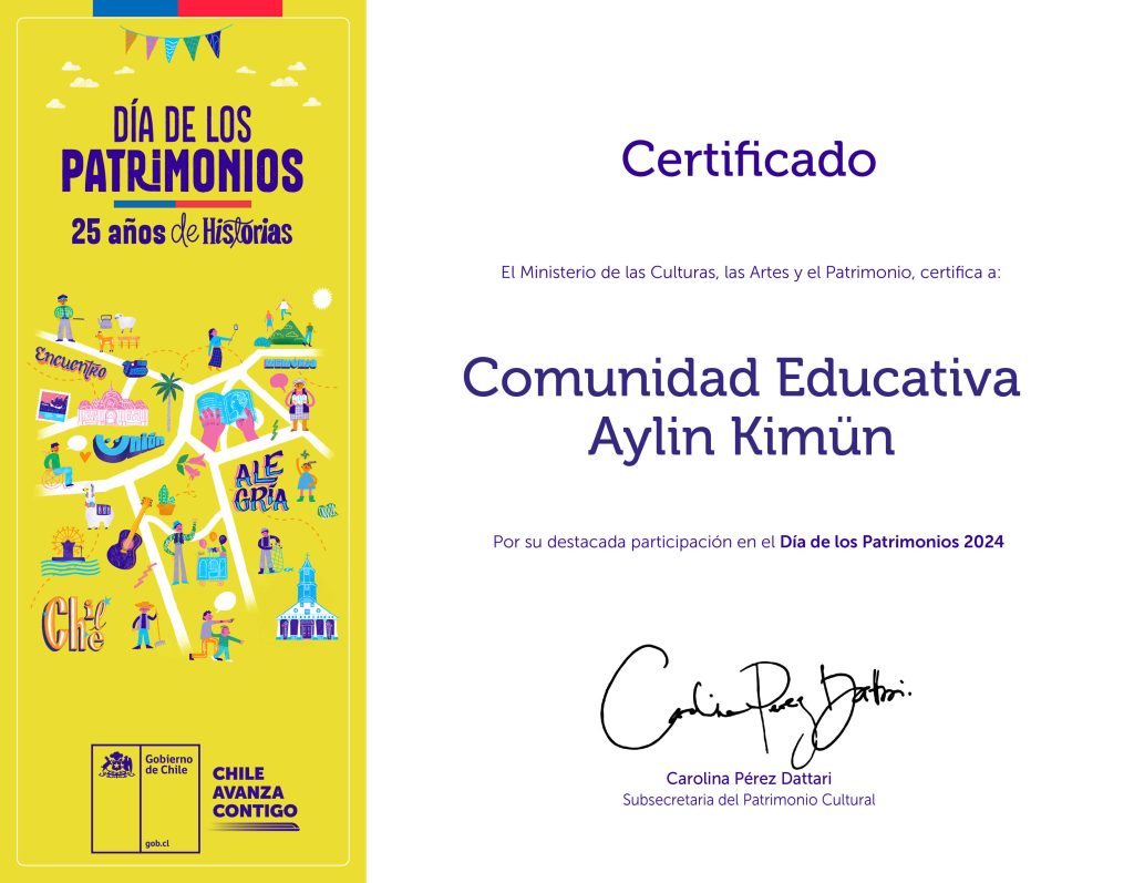 Como comunidad hemos participado ofreciendo Charlas patrimoniales sobre todo en el Area de la Toponimia.